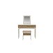 Tocador VERONA con 2 cajones, espejo y asiento Blanco