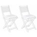 Beliani Cojines de asiento FIJI Blanco/ Beige