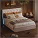 Cama estofada, LED, espaço de armazenamento Cama estofada, LED, espaço de armazenamento Beige
