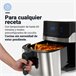 Freidora de Aire 6,5L | UNIVERSALBLUE Negro/ Inox