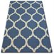 Alfombra SCANDI Trellis 160x230 Azul Marino