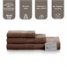 Pack 6 Toallas Tocador Marron