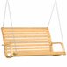 Banco Columpio Madera de Alerce Outsunny Marron