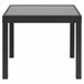 Mesa extensible de jardín ALYA gris oscuro Gris Oscuro