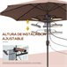 Calefactor Exterior Outsunny 842-279V91BK Negro