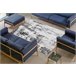 Alfombra LIRA GR579 Abstracta estructural moderna glamour 140x190 Gris