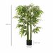 Bambú Artificial PE HOMCOM, hogar - decoración hogareña Verde