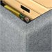 Banco de Almacenamiento 125x49 Gris