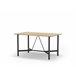 Mesa de comedor rectangular DALMA Roble