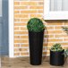 Planta Artificial PEVA, PE, Cemento, PP HOMCOM Verde