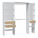 Armario vestidor Summer 3 cajones Blanco