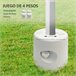 Base de Sombrilla HDPE Blanco