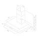 Campana T-invertida TURBOAIR IDEA Gris