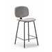 Taburete Alto DECO. Fijo. Pana Gris