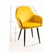 Silla Chic Black Amarillo