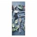 Alfombra lavable ANDRE 1151 Cucharas para la cocina Azul