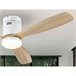 Lámpara Ventilador Metal Serie Siroco Blanco