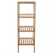 Estante de almacenamiento de baño de bambú SDB04020 Marron Claro