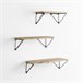 Set de 3 estantes de pared Amaro Madera