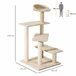 Árbol para Gatos sisal PawHut, mascotas - accesorios para gatos Beige