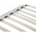 Beliani Cama con somier Metal MAURS 147x209 Blanco