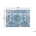 Beliani Alfombra de pelo corto ALMUS 140x200 Azul Claro