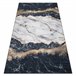 Alfombra lavable ANDRE 1124 Mármol 160x220 Negro