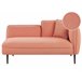 Beliani Chaise longue Bouclé CHEVANNES Beige