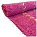 Acomoda Textil – Alfombra de Chenilla con Flecos. 60x100 Fucsia
