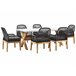 Beliani Conjunto de comedor OLBIA Crema