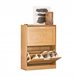 Organizador para Zapatos con 2 Solapas FSR137-N SoBuy Marron