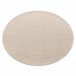 Alfombra MIMO 5979 circulo sisal exterior marco 200x200 Crema