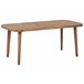 Beliani Conjunto de comedor PARAGGI Madera Clara