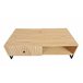 Mesa de centro color roble CRETA Madera