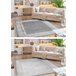Alfombra MATEO 8033/644 Moderna griego marco estructural 80x150 Gris