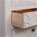 Armario de madera de 4 cajones y 2 puertas Blanco