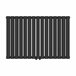 Radiador de panel Nore de Diseño doble capa tubular acero Negro