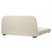 Beliani Cama de agua Poliéster ROISEL 201x226 Crema