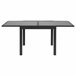 Mesa extensible de jardín ALYA gris oscuro Gris Oscuro