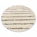 Alfombra FLUFFY 2371 circulo shaggy rayas 160x160 Crema