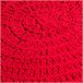 Puff Redondo Thinia Home Rojo