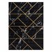 Alfombra EMERALD exclusivo 2000 glamour 120x170 Negro