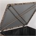 Baúl de Exterior Acero, PE Outsunny Marron