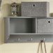 Perchero de pared con 5 ganchos y 3 cajones FRG282-HG SoBuy Gris