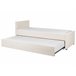 Beliani Cama con somier Bouclé MARMANDE 86x214 Beige