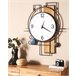 Beliani Reloj de pared TAVEL Multicolor