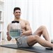 Pesa Rusa de Agua para Entrenamiento Fitness con Guía de Ejercicios Negro