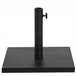 Soporte para Parasol Cemento, Metal Outsunny 40x40 Negro