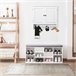 Armario Baño de Pared MDF kleankin, hogar - baño 60 Blanco