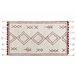 Beliani Alfombra de pelo corto KENITRA Blanco/ Beige